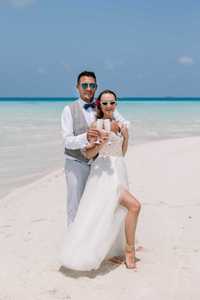 Suknia ślubna Divina S - idealna na ślub na plaży