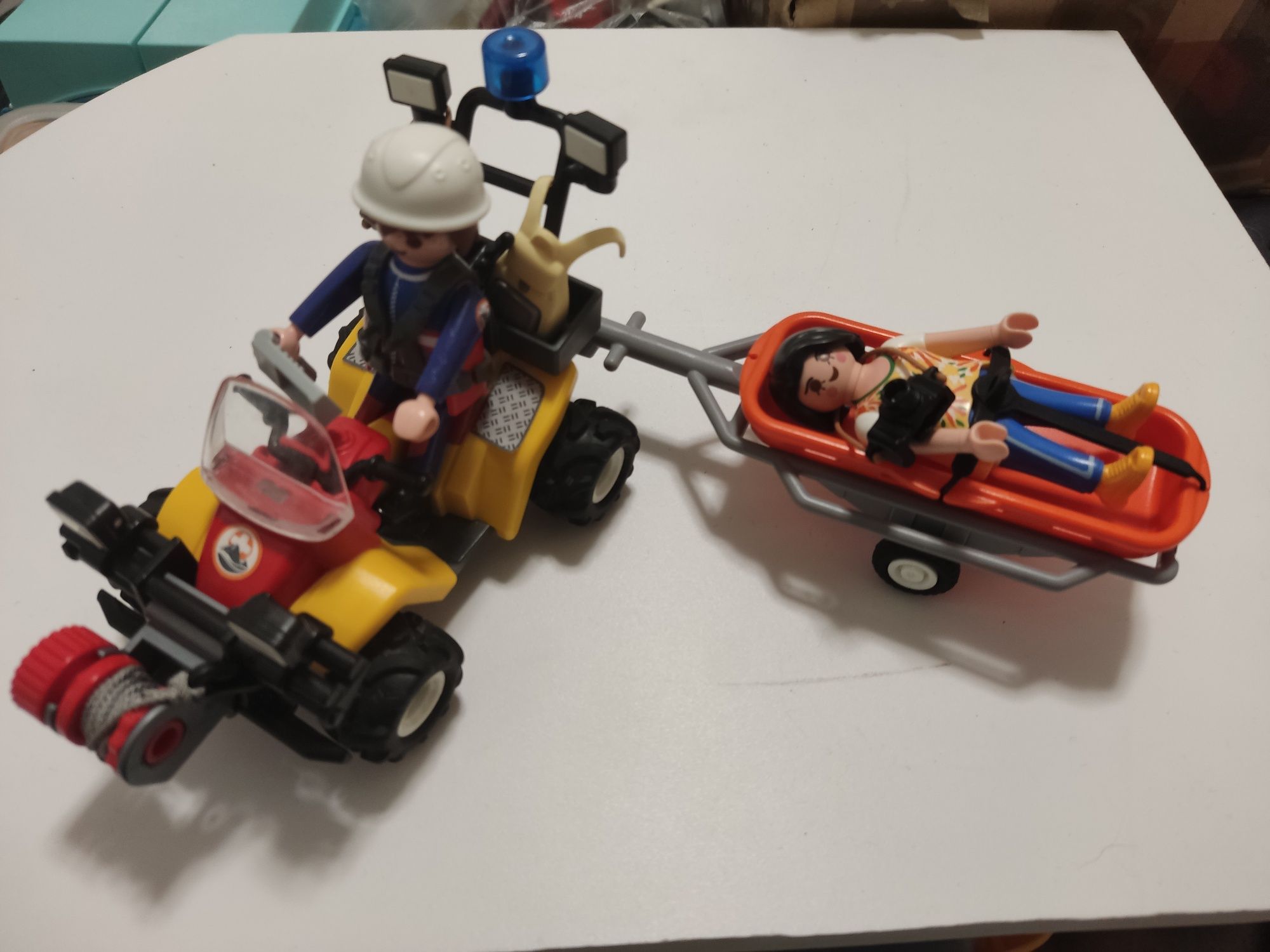 Playmobil moto 4 de resgate