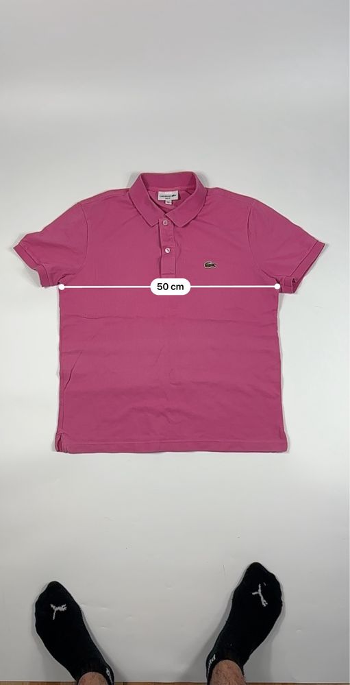 Koszulka Różowa Damska Polo Lacoste