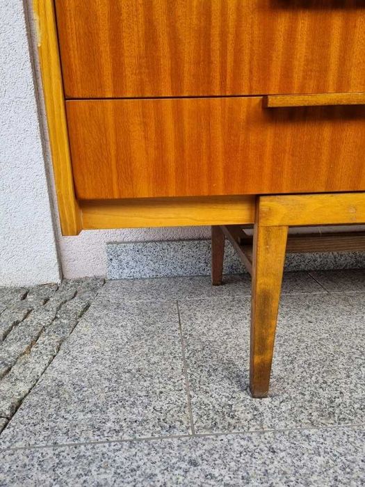 Biblioteczka Witryna Mezulanik Design PRL Lata 60 Czechosłowacja