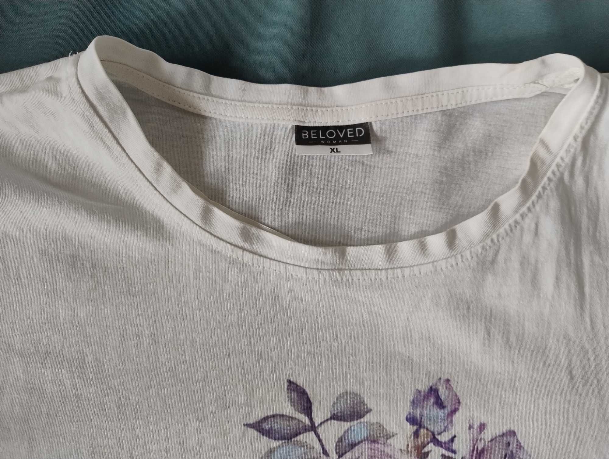 SUPER CENA T-shirt bluzka Beloved koszulka z grafiką kobiety BLOOMING