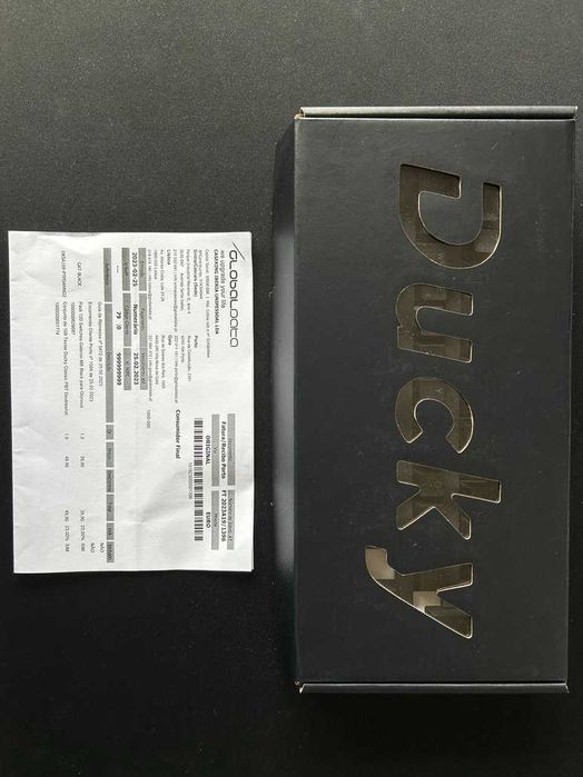 Conjunto de 109 Teclas Ducky Classic Pretas (Layout PT) PBT