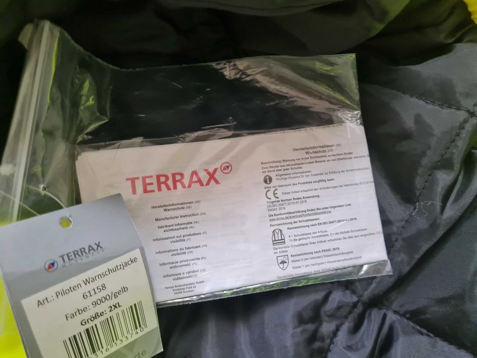 Ochronna Kurtka zimowa robocza męska,Terrax,XXL