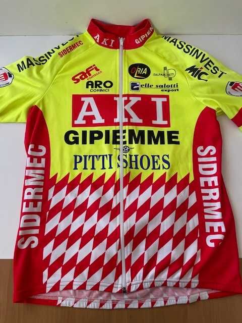 Koszulka kolarska retro Aki Gipiemme sezon 1995 rozmiar L/XL