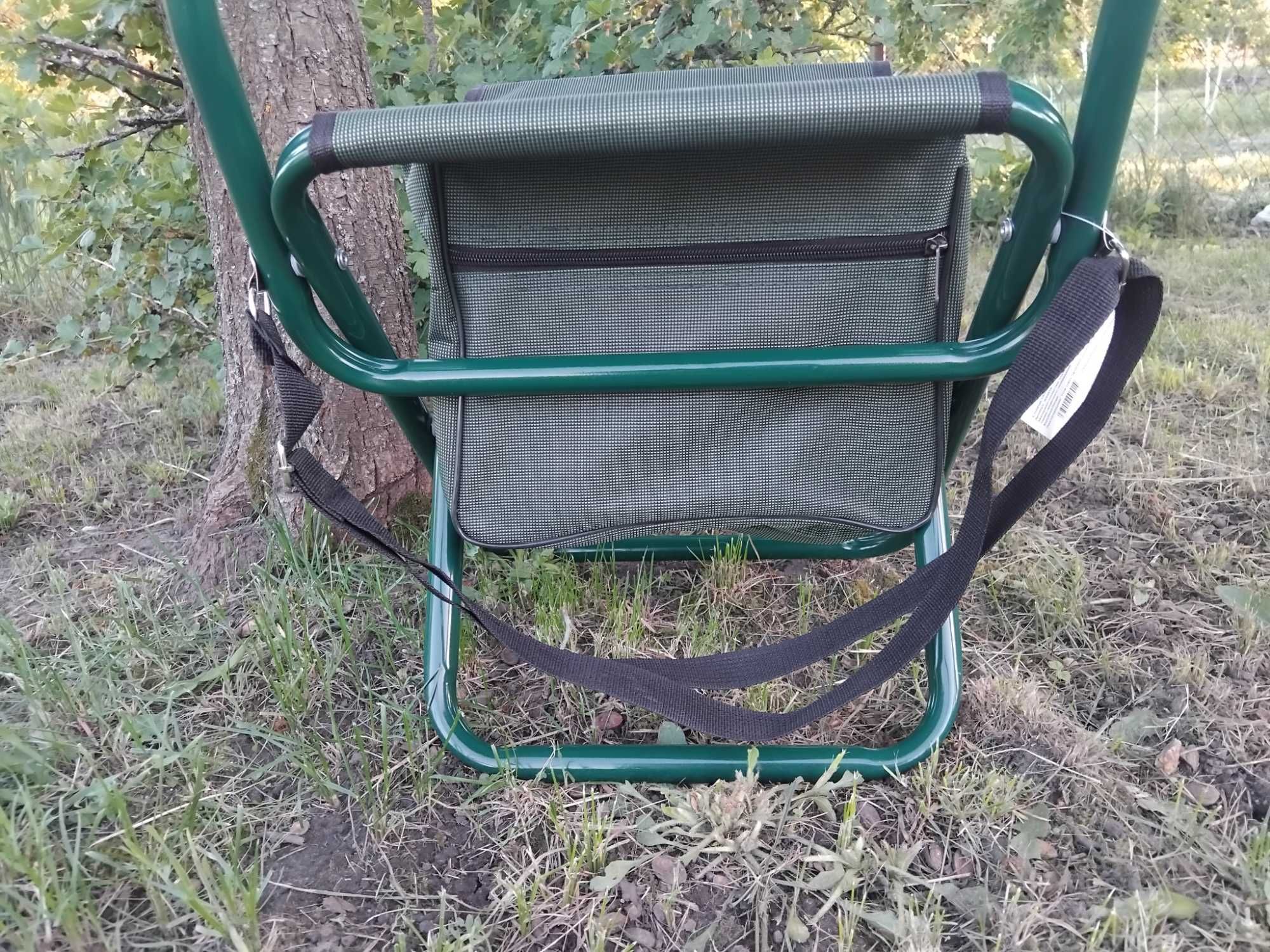Стул с сумкой складной стульчик со спинкой для рыбалки отдыха