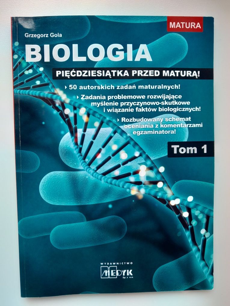 zbiór zadań maturalnych "Pięćdziesiątka przed maturą" Biologia