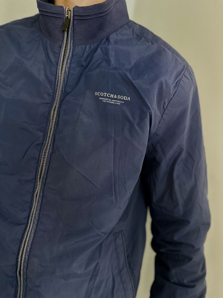 Męska granatowa kurtka przejściowa / Scotch& Soda / M