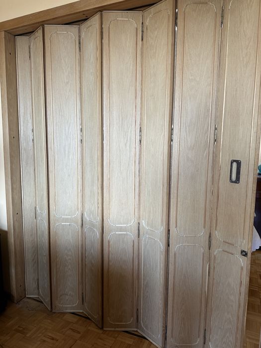 Drzwi harmonijkowe skladane 352 na 200 drewno