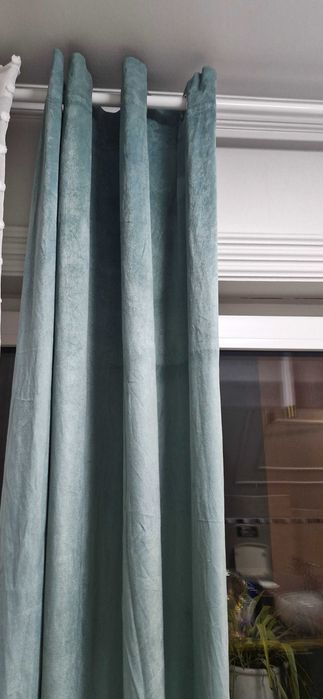 Zasłony turkusowe Eurofirany