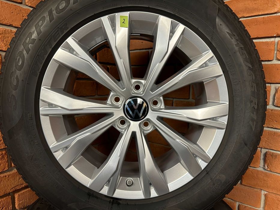 Koła Felgi 17 5x112 Volkswagen Tiguan 5NA ZIMA Oryginał Zimowe