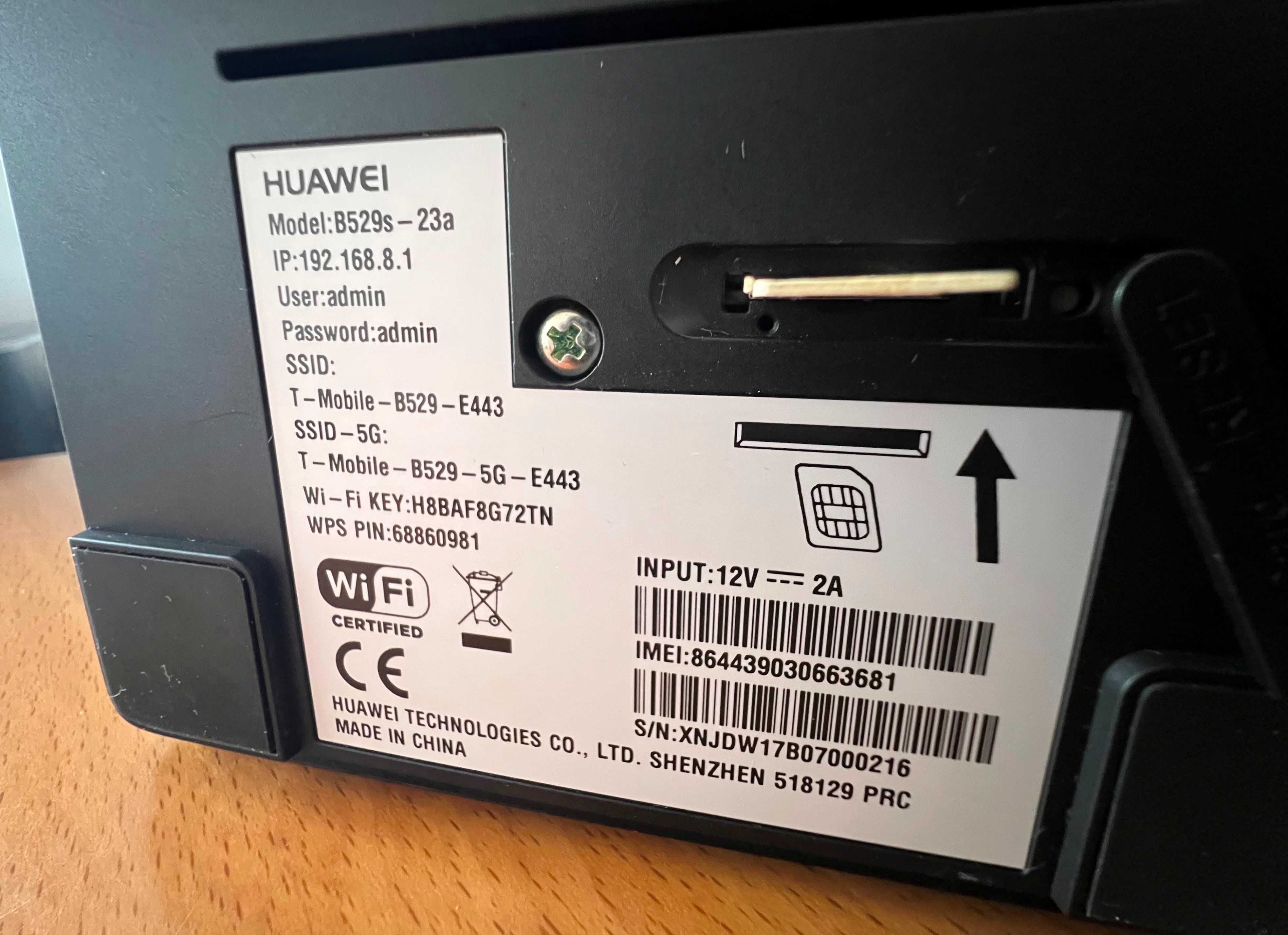 Router LTE na kartę sim HUAWEI B529 4G Cat.6