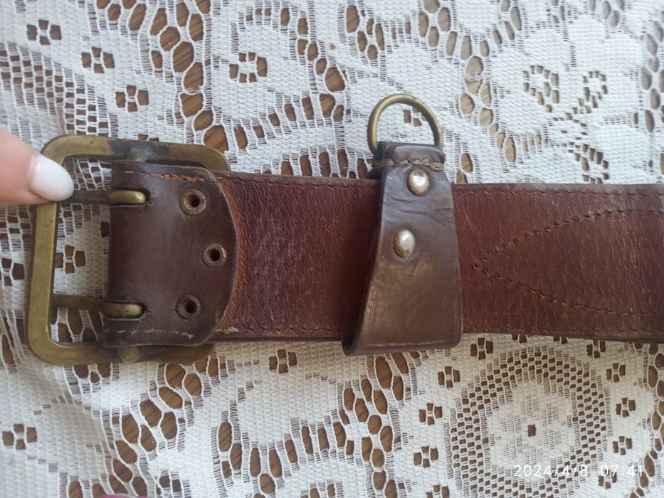 Ремінь шкіряний, ШГК ім. Карла Маркса, 1981 рік