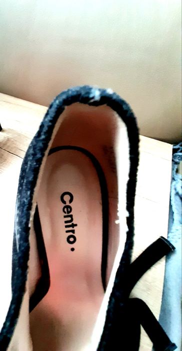 Buty na obcasie CENTRO czarne kokarda szpilki półbuty jak NOWE