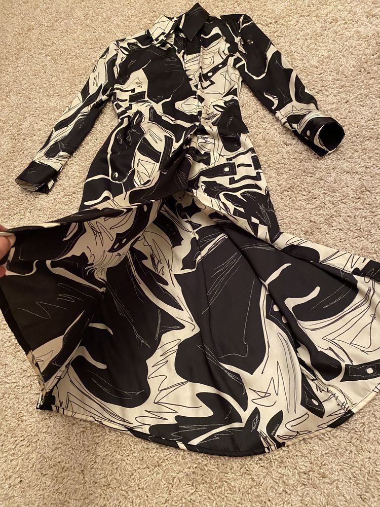 Платье рубашка zara