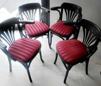 4 krzesła lub 6 krzeseł drewniane do kawiarni do domu stare vintage