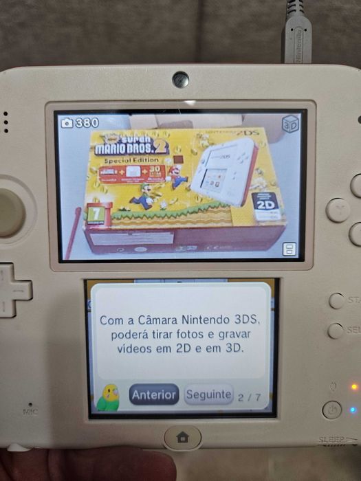 Nintendo 2DS completa com caixa