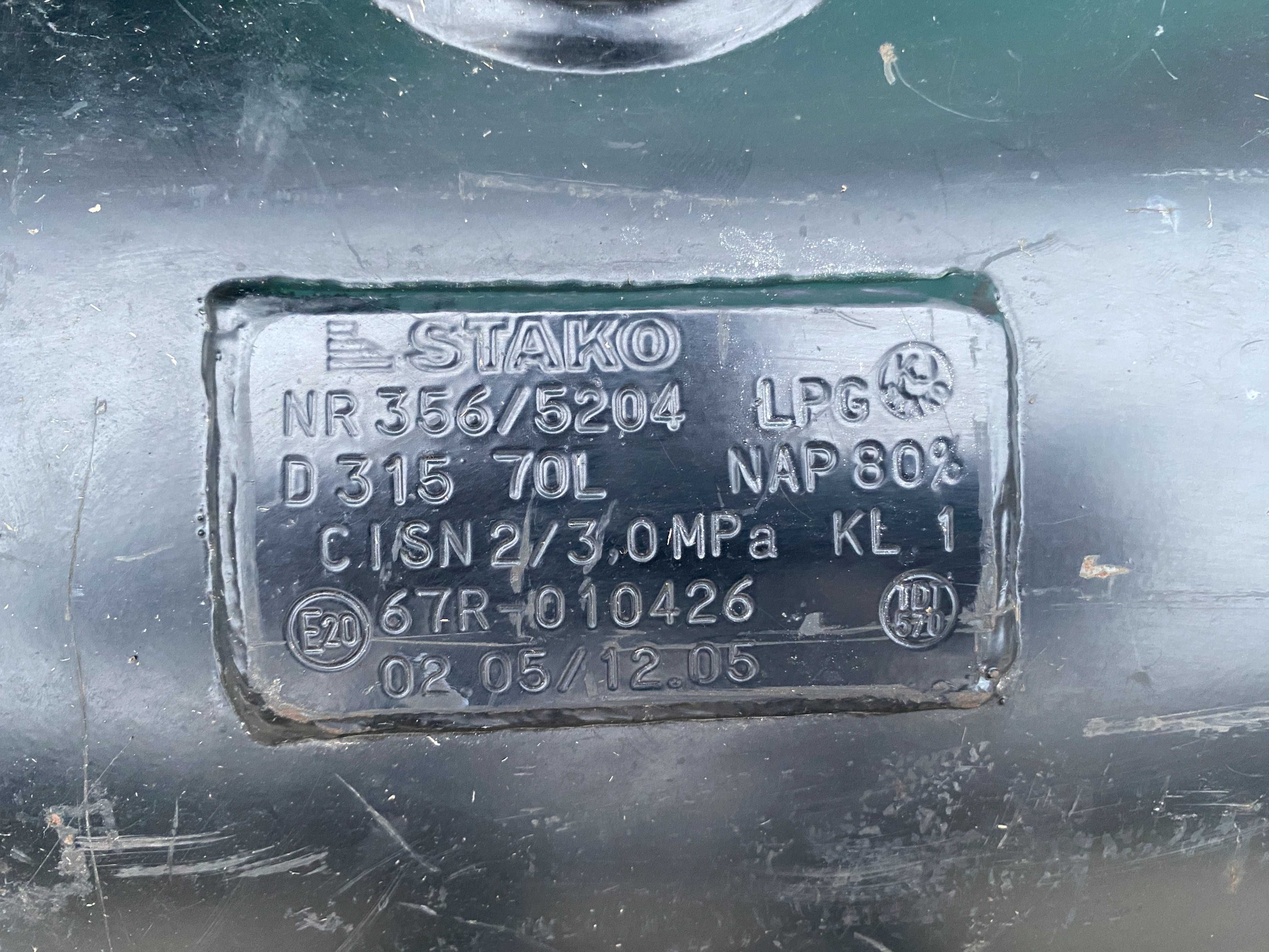 Газовый баллон для авто 70л ГБО Stako