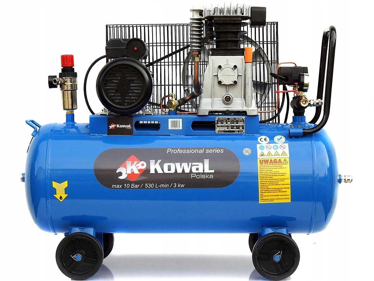 12Bar KOMPRESOR k2 100L olejowy sprężarka olejowa powietrza KowaL 530L