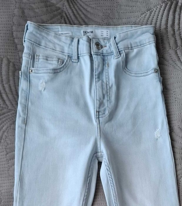 Spodnie jeansowe rurki Berska rozm. 34