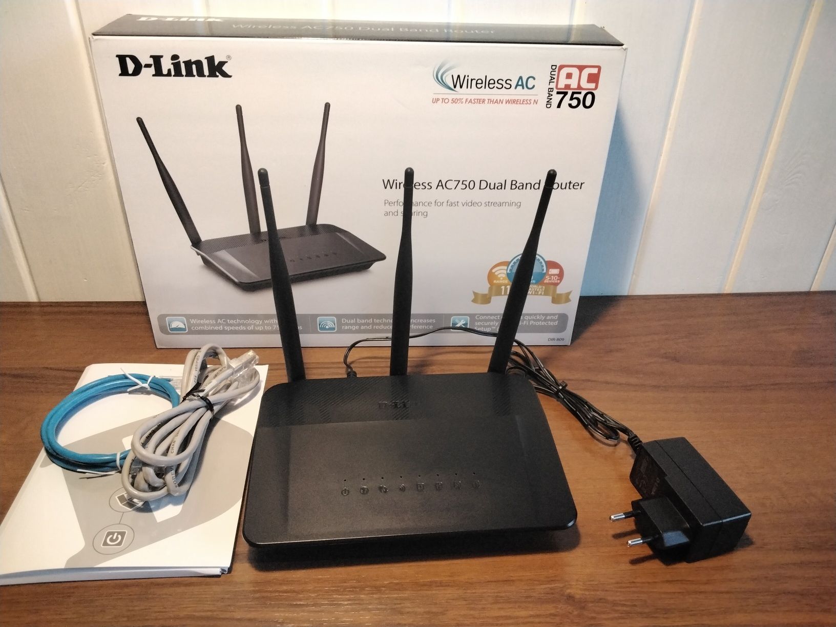 Router D-link ac 750 dual band zestaw