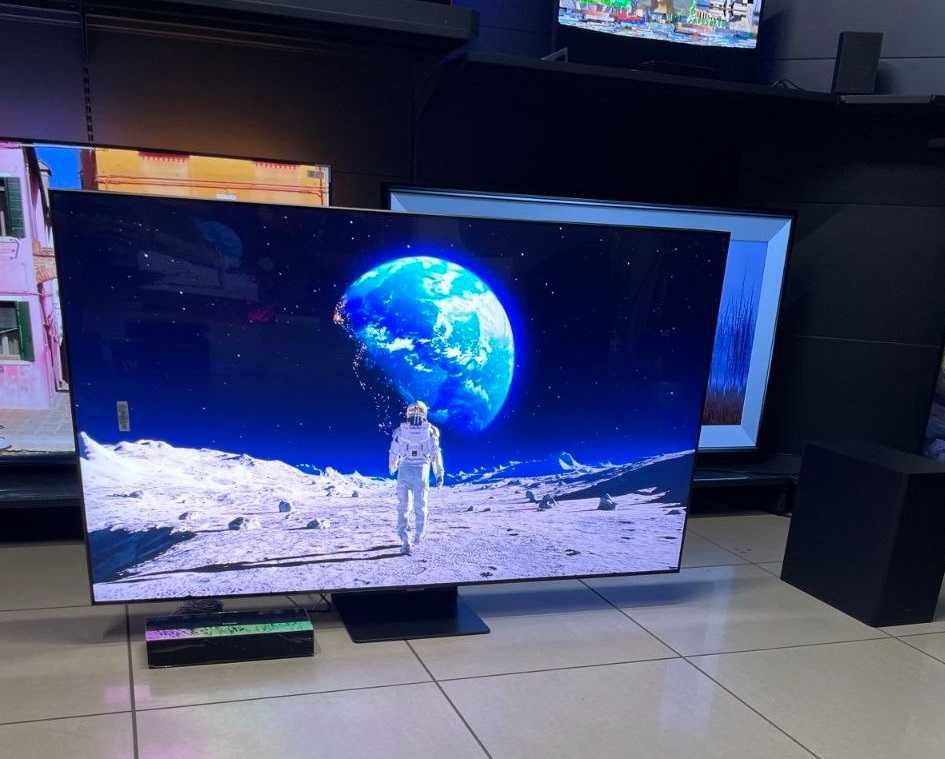 55" 120Гц 4К QLED Сабвуфер СмартУкраїнський SAMSUNG Q95T НімеччинНОВИЙ