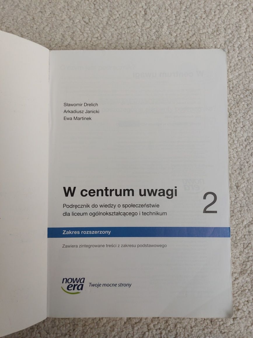 W centrum uwagi 2 WOS zakres rozszerzony Nowa Era