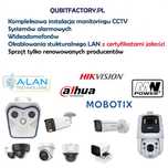 Montaż monitoringu CCTV IP sieci LAN wideodomofonów alarmów