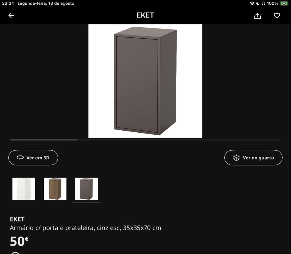 Móvel de arrumação - gama EKET IKEA