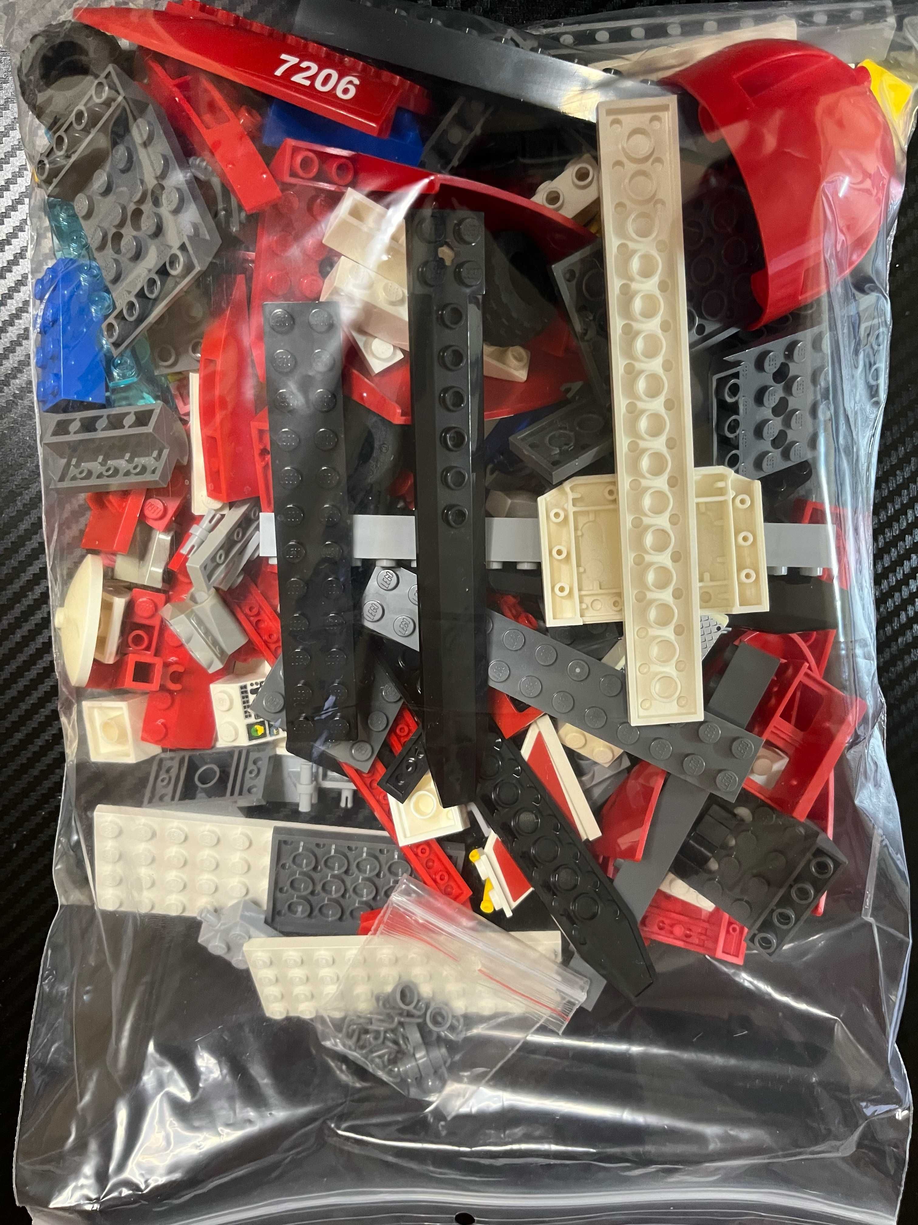Lego City 7206, Helikopter straży pożarnej - brakuje dwóch elementów