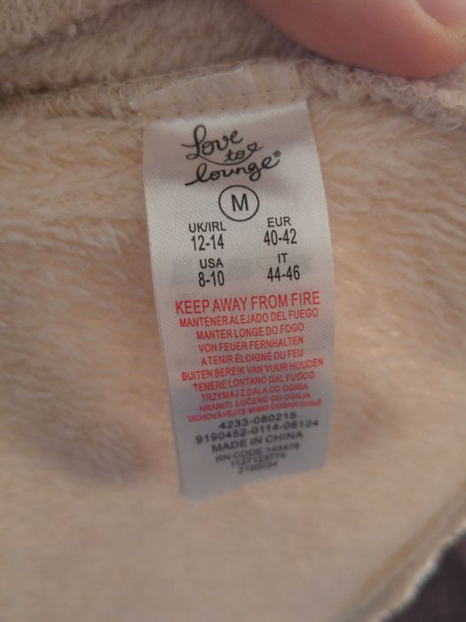 Piżama damska ciepła z "misia"