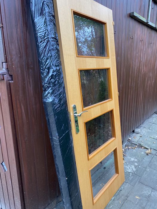 Drzwi pokojowe+ościeżnica+klamka