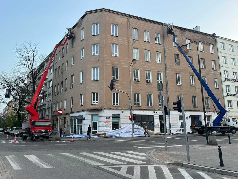 Podnośnik koszowy wynajem, zwyżka 30m, 35m, 45m, 53m