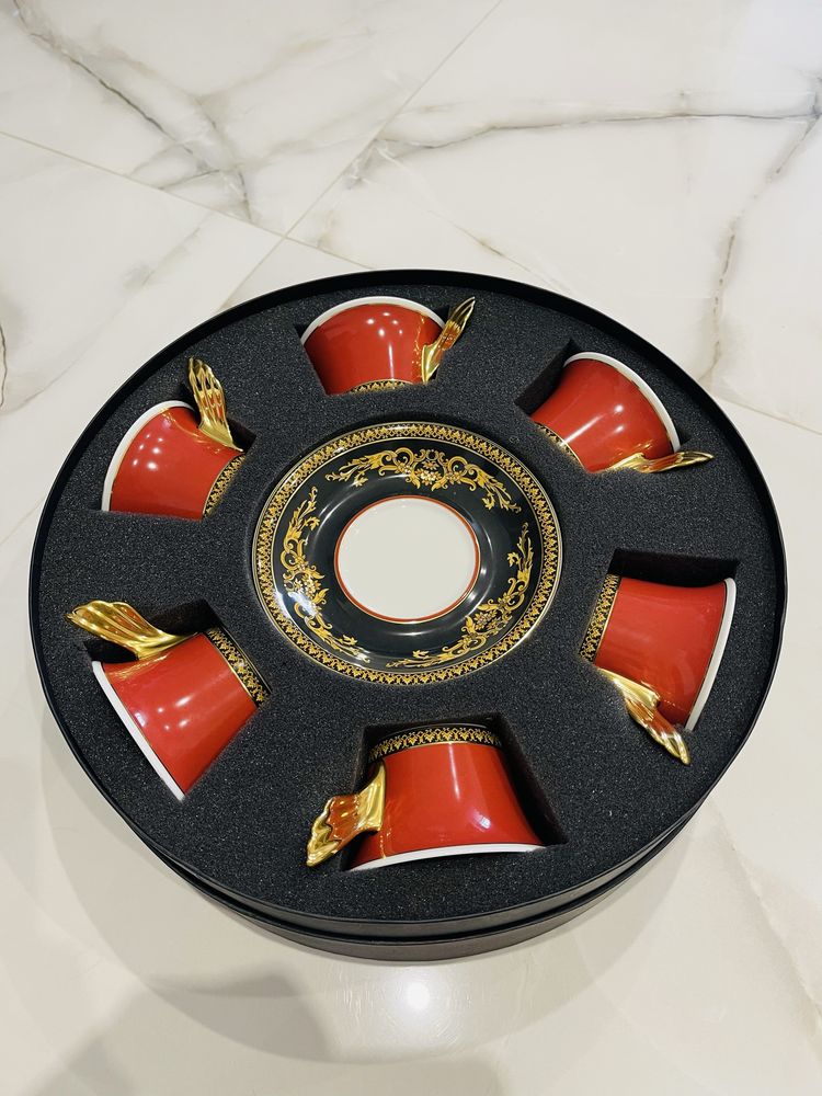 Чайний сервіз Rosenthal Versace Medusa Red на 6 персон