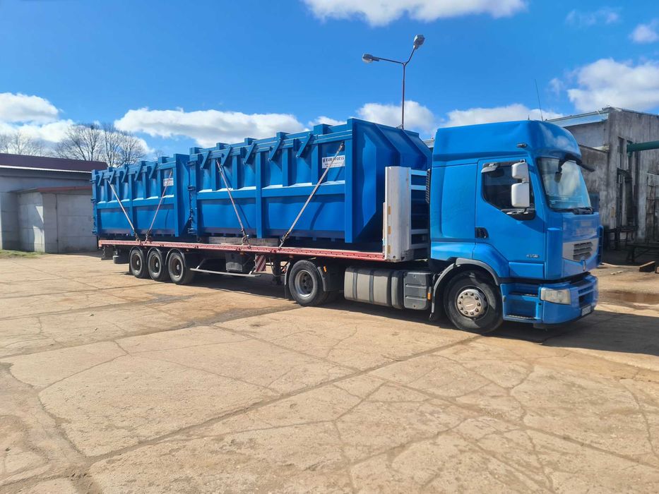 TRANSPORT dłuzyca platforma slomy plyt drogowych konstrukcji kontenery