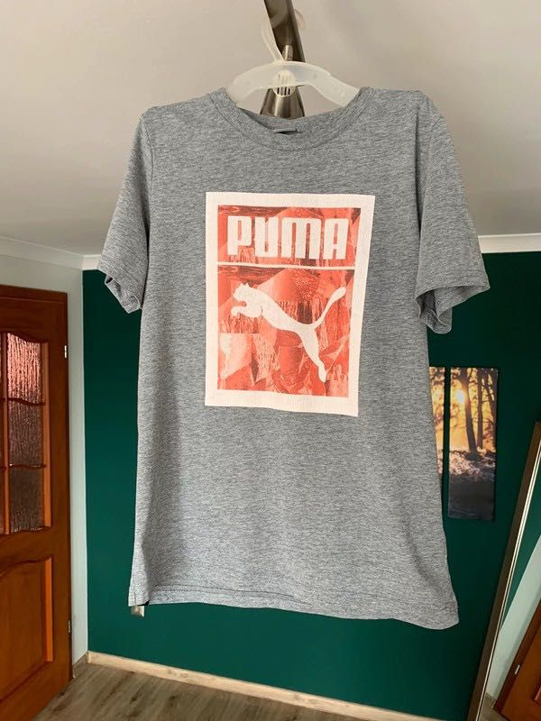 Puma, puma t-shirt, bluzka puma, t-shirt szary