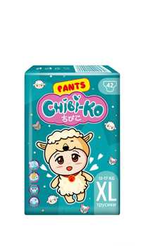 Chibi-Ko подгузники-трусики детские XL 12-17 кг, 42 шт