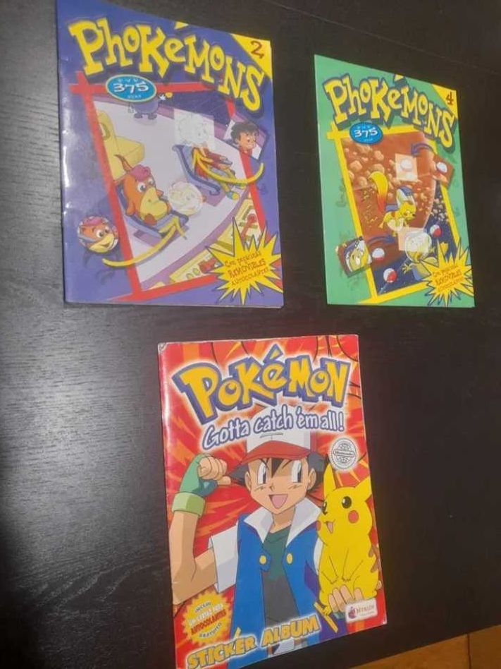 Caderneta cromos invizimals pokemons tazos