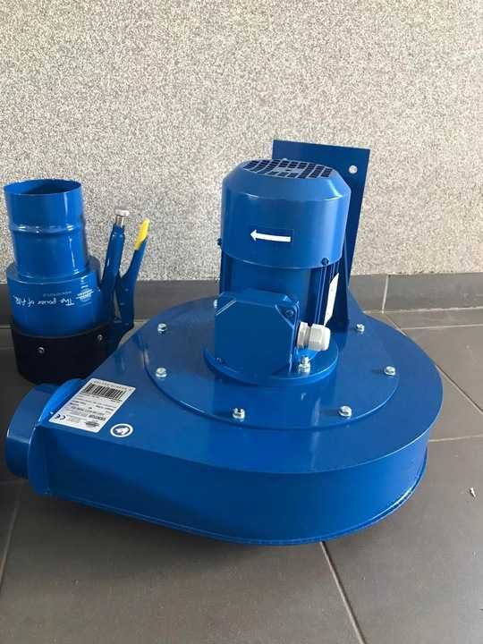 Wyciąg do spalin podwójny 5m fi100mm 0,75kW 380V