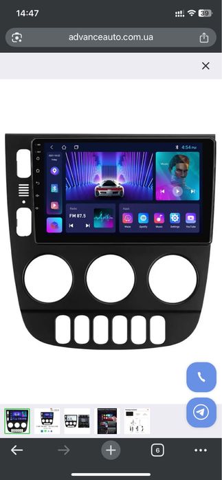 Штатна магнітола для Mercedes - Benz M-Class I W163 ML (1997-2005)