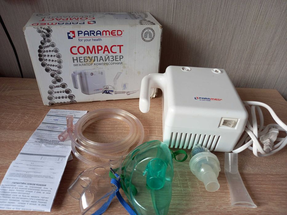 Інгалятор, небулайзер компресорний  компактний Paramed