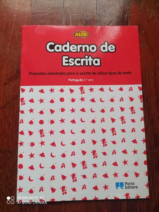 Caderno de Escrita de Português