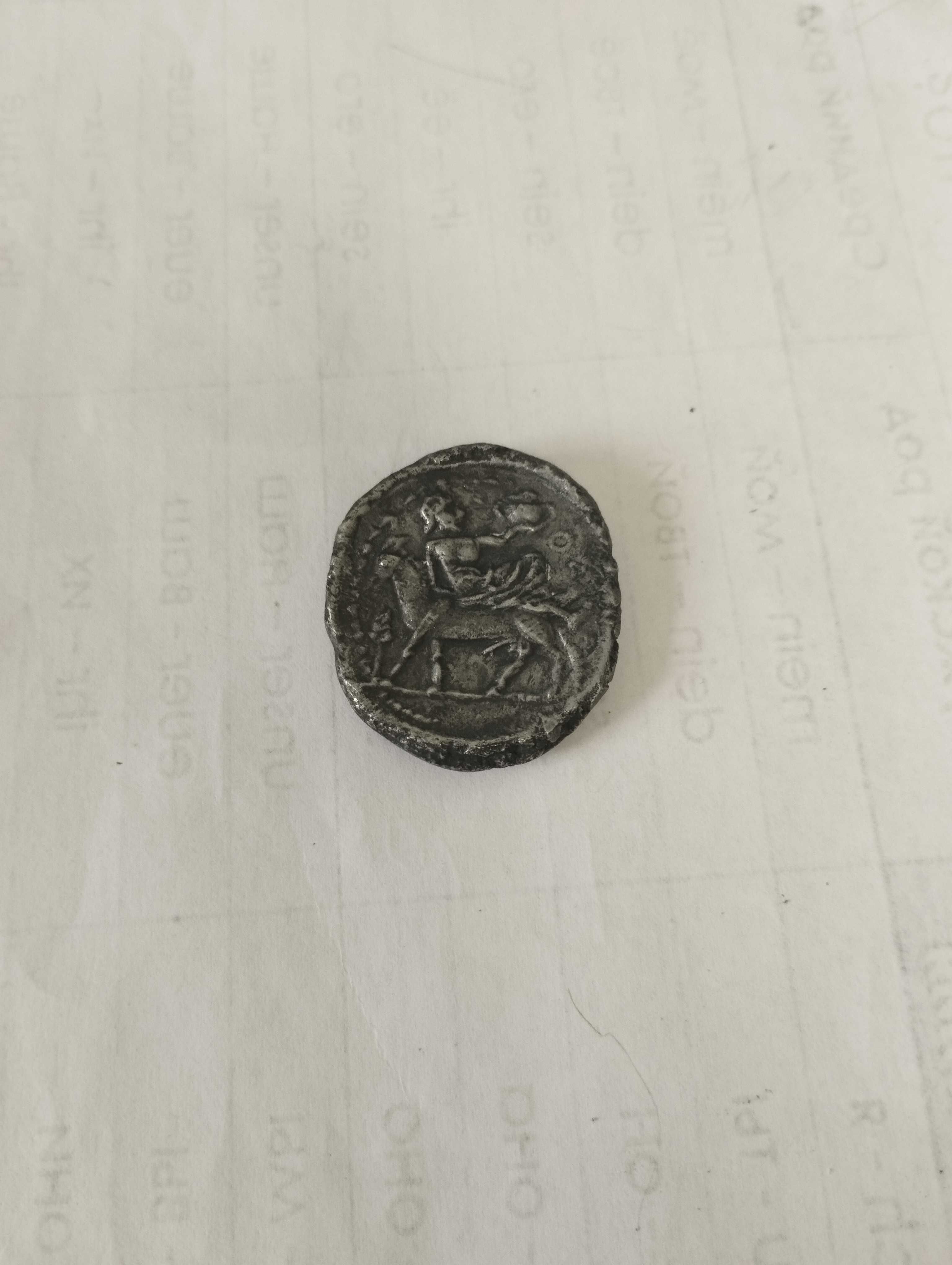 Древне Греческая  серебряная тетрадрахма монета!