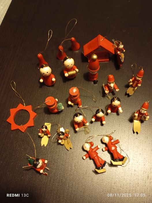 Miniaturas de bonecos de natal