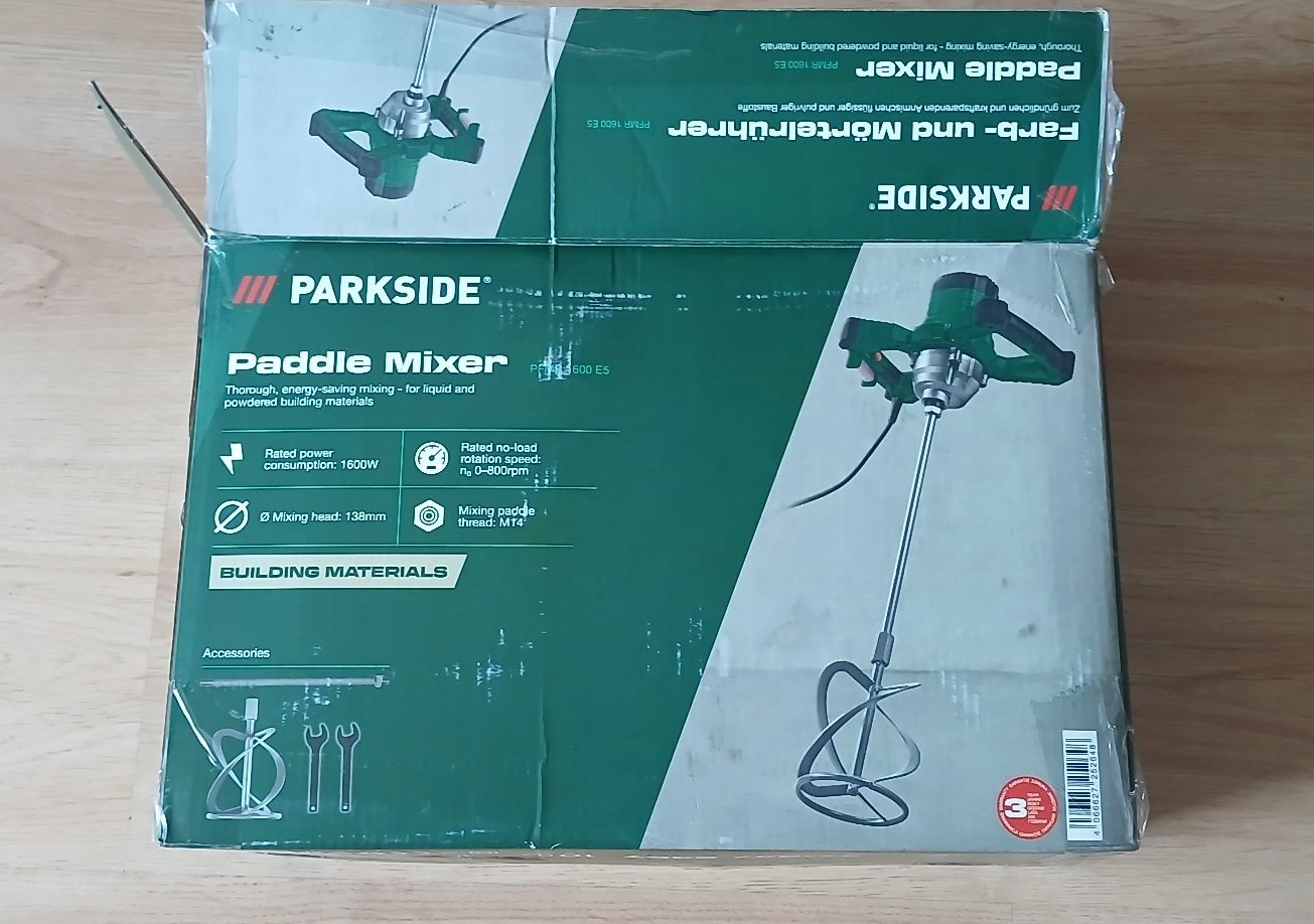 Mieszadło do farb i zapraw Parkside 1600W 3lata gwarancji