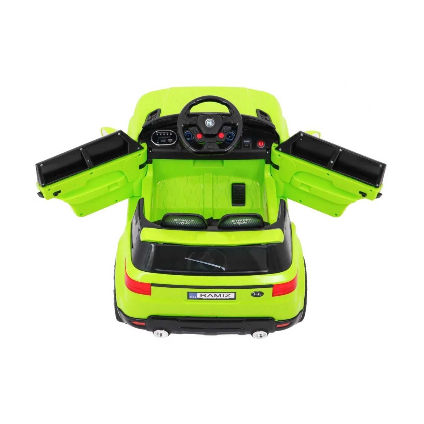 Autko Start Run na akumulator, Zielony SUV + Pilot