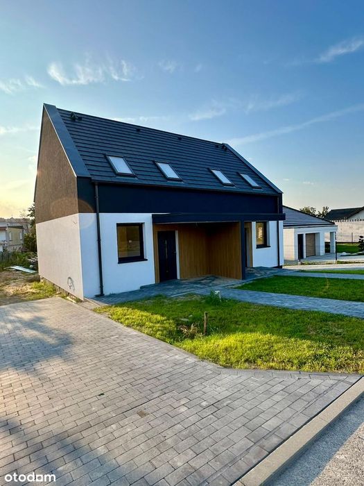 Nowy, energooszczędny dom w zabudowie bliźniaczej