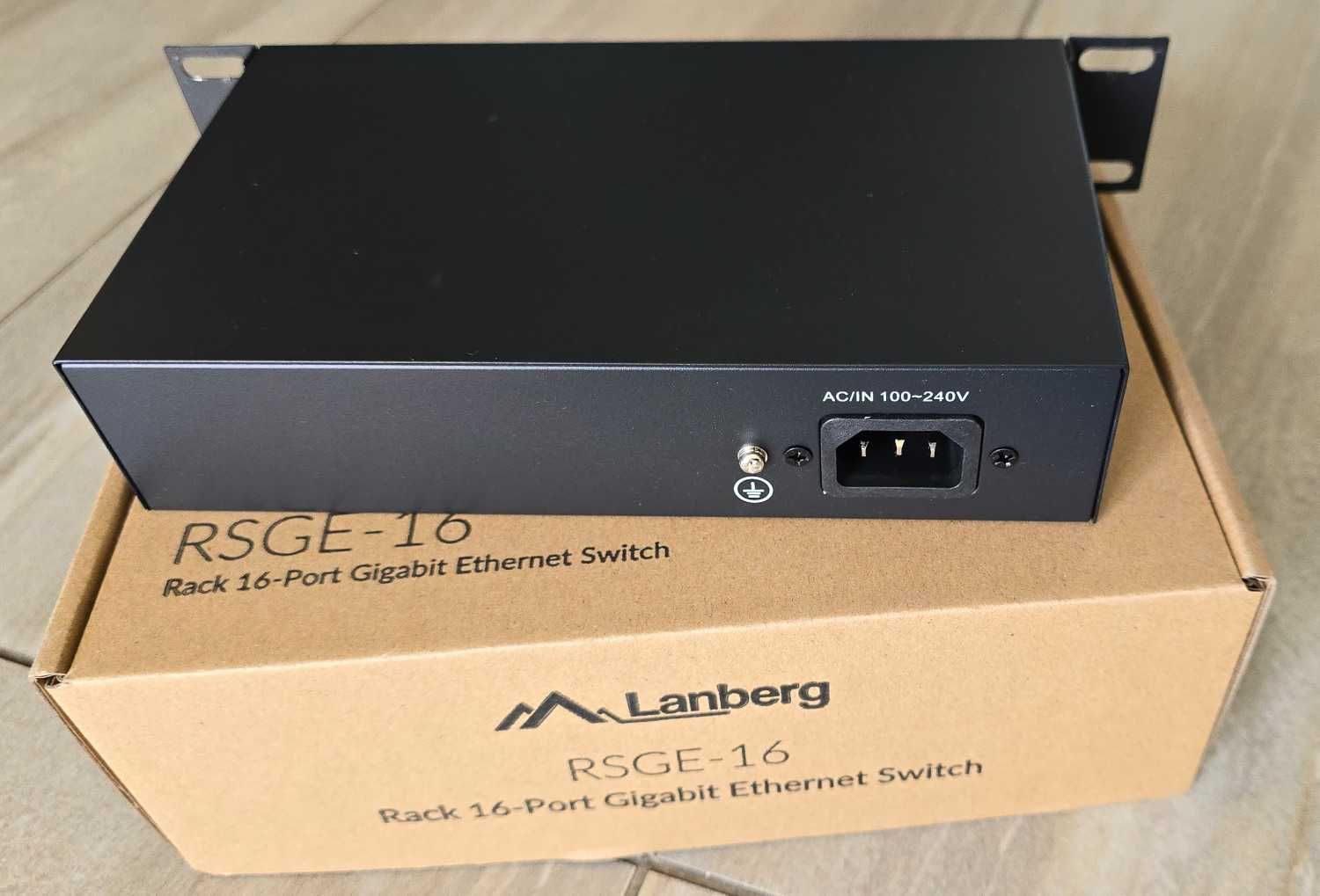 Lanberg Switch 16x1GB, 10 lub 19 cali