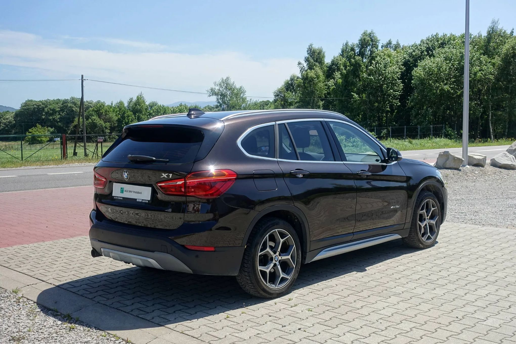 BMW X1 18d 150KM xDrive 4x4 Automat Skóra LED Wpinany hak Stan BDB