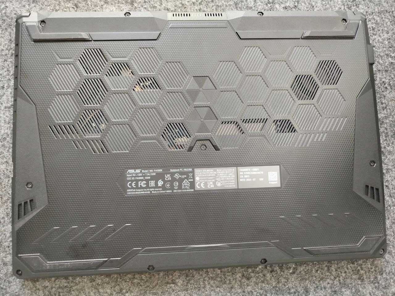 Продам ноутбук Asus TUF Gaming A15 FA506N работает но без изображения(