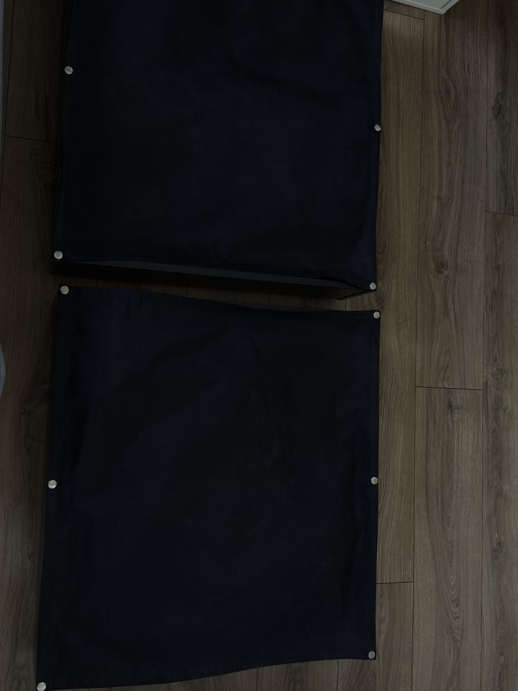 Łóżko leżanka sofa + dwa pudelka czarna metalowa Fyresdal Ikea